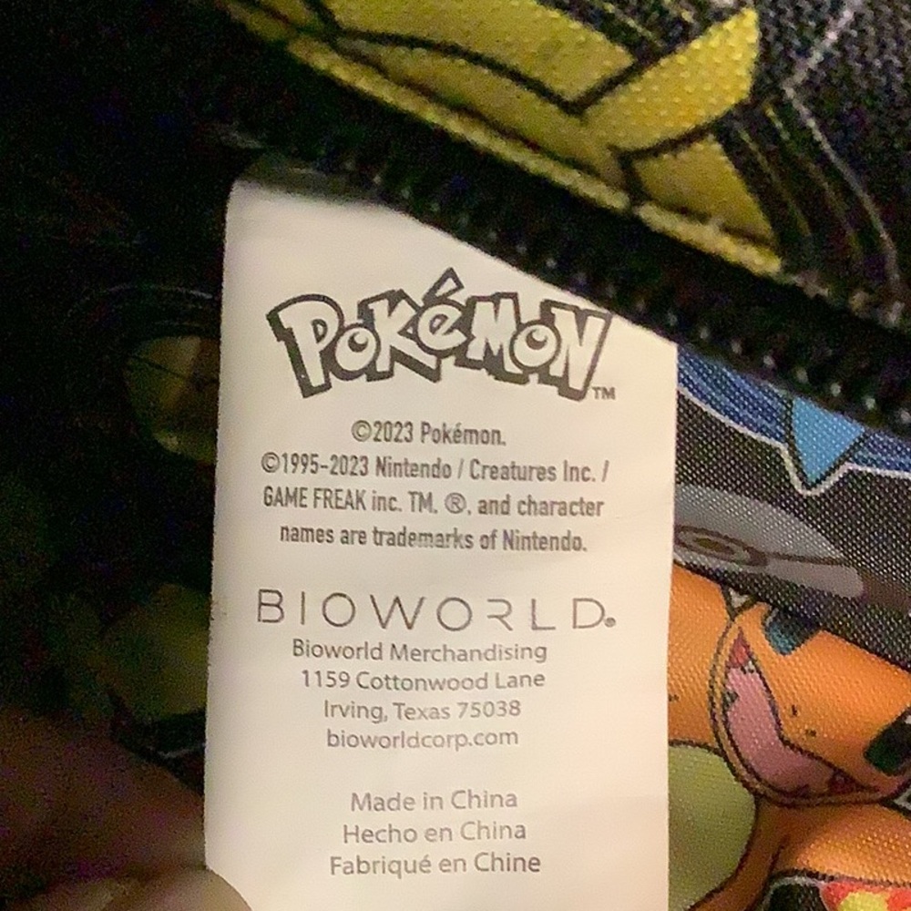 Pokémon backpack - Picture 9 of 9